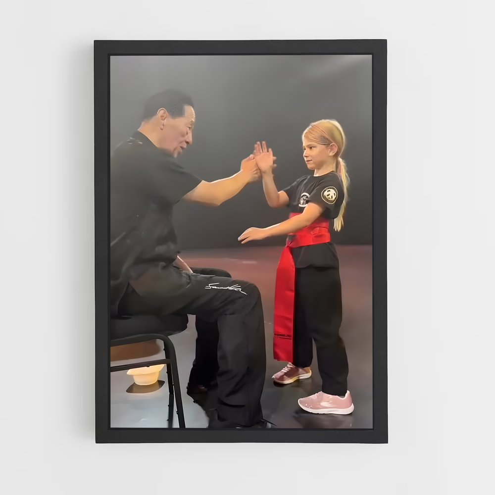 Poster Samuel kwok – affiche Wing Chun (vue 2)